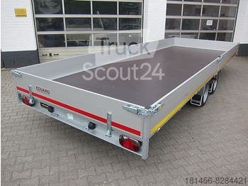 Remolque plataforma/ Caja abierta nuevo Eduard Transporter mit Rampen 3500kg 606x220x30cm: foto 5