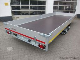Remolque plataforma/ Caja abierta nuevo Eduard Transporter mit Rampen 3500kg 606x220x30cm: foto 10