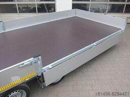 Remolque plataforma/ Caja abierta nuevo Eduard Transporter mit Rampen 3500kg 606x220x30cm: foto 8