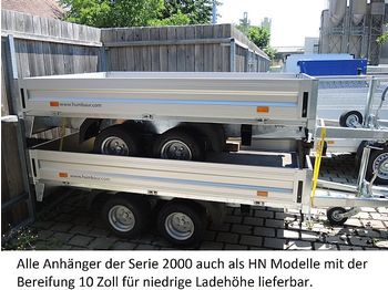 Remolque de coche nuevo Humbaur - HN355221 GR Tandemanhänger 3,5to Hochlader: foto 1