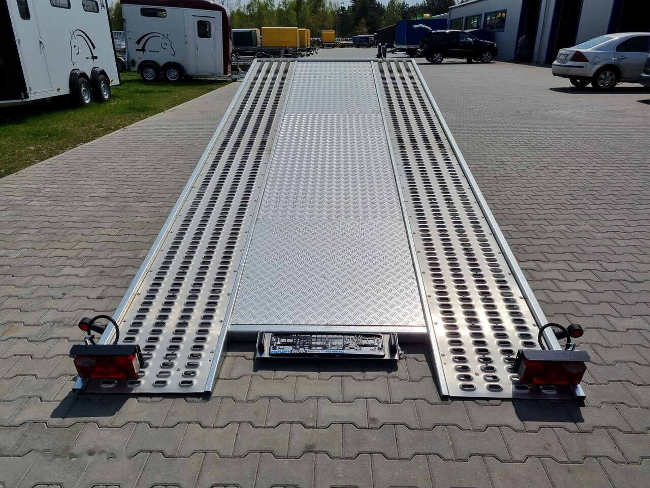 Remolque portavehículos nuevo Lorries PLI-35 5021 car trailer 3.5t GVW tilting platform 500 x 210 cm: foto 15