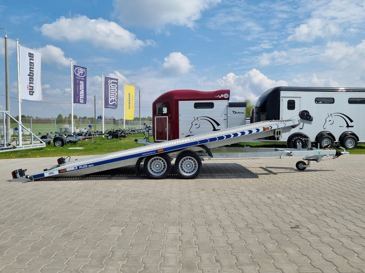 Remolque portavehículos nuevo Lorries PLI-35 5021 car trailer 3.5t GVW tilting platform 500 x 210 cm: foto 21