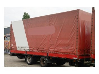 Vogelzang 2 AXLE TILT TRAILER - Remolque con toldo