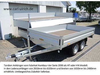 Remolque de coche Humbaur - HT304121 Tandemanhänger 3,0to Hochlader