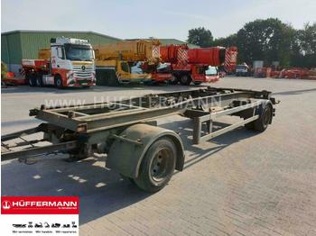 HKM 2-achs Abrollanhänger / G 18 SZB 5,0  - Remolque multilift/ Portacontenedores de cadenas