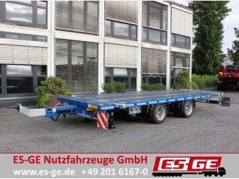 ES-GE 2-Achs-Anhänger mit Containerverriegelungen - Remolque plataforma/ Caja abierta