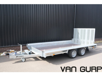 Vlemmix Machinetransporter 3500KG 400*180 2X AS 1800KG - Remolque plataforma/ Caja abierta