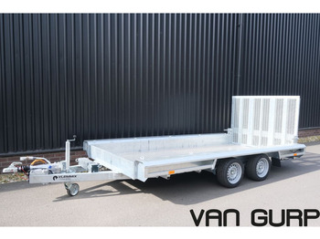 Vlemmix Machinetransporter 3500KG 400*180 2X AS 1800KG ALUMINIUM - Remolque plataforma/ Caja abierta