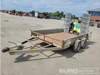  Indespension Twin Axle Plant trailer, Ramp - Remolque porta maquinaria