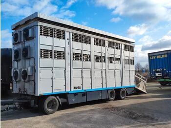KABA  3 Stock ausfahrbares Dach  - Remolque transporte de ganado
