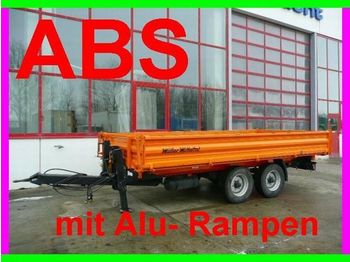 Müller-Mitteltal Tandemkipper mit Alu  Rampen - Remolque volquete