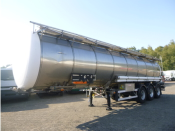 Semirremolque cisterna para transporte de substancias químicas Burg Chemical tank inox 37.5 m3 / 1 comp: foto 1