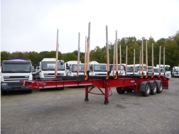 Semirremolque plataforma/ Caja abierta para transporte de madera Dennison Log trailer F25SKA: foto 1