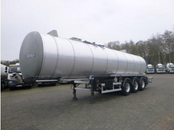 Semirremolque cisterna para transporte de combustible Fruehauf Bitumen / heavy oil tank inox 32.2 m3 / 1 comp / ADR 12/2019: foto 1