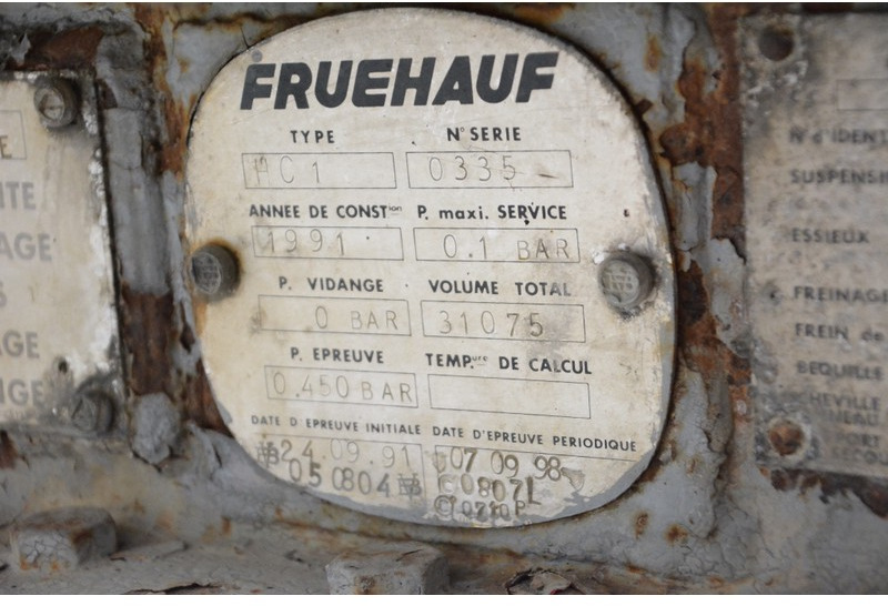 Semirremolque cisterna Fruehauf Bitumen tank trailer: foto 7
