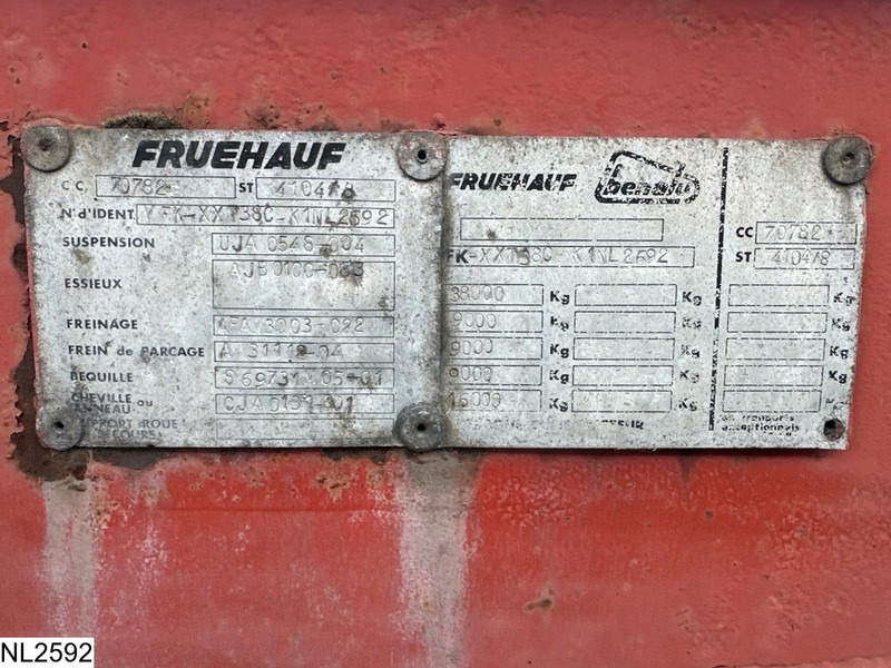 Leasing de Fruehauf Container 20 FT, Steel suspension Fruehauf Container 20 FT, Steel suspension: foto 7