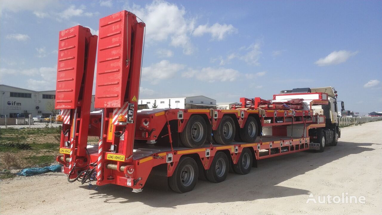 Semirremolque góndola rebajadas para transporte de equipos pesados nuevo LIDER 2024  READY IN STOCK 50 TONS CAPACITY LOWBED: foto 13