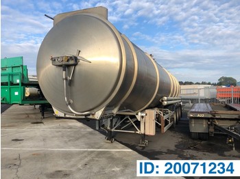 Semirremolque cisterna para transporte de combustible Magyar Stainless steel tank trailer: foto 1