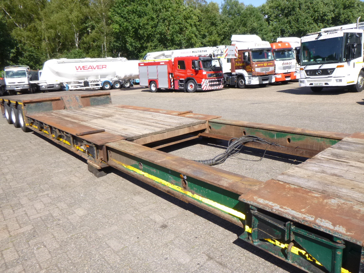 Semirremolque góndola rebajadas Nooteboom 3-axle lowbed trailer 33 t / extendable 8.5 m: foto 6
