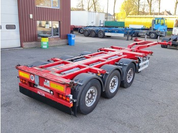 Semirremolque portacontenedore/ Intercambiable Pacton TXC.343 - Multi - SAF assen - Schijfremmen - Liftas - Stuuras (O548): foto 1