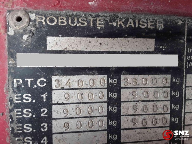Semirremolque volquete Robuste Kaiser Oplegger ijzer/acier/iron: foto 12