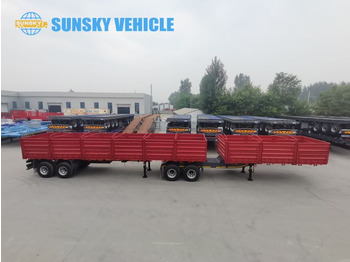 Semirremolque plataforma/ Caja abierta para transporte de contenedores nuevo SUNSKY superlink trailer for sale: foto 5