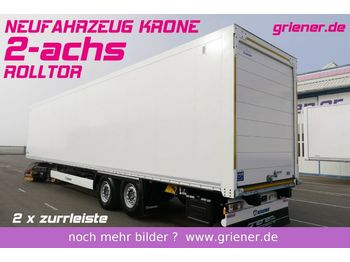 Semirremolque caja cerrada Krone SZK 18 eLB4 LI / ROLLTOR / LIFTACHSE / AMAZON