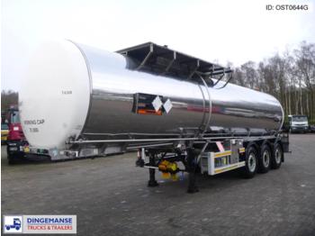 Crossland Bitumen tank inox 31.8 m3 / 1 comp - Semirremolque cisterna