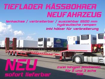 Kässbohrer LB3E / verbreiterbar /lenkachse / 6,5 m AZB - Semirremolque góndola rebajadas