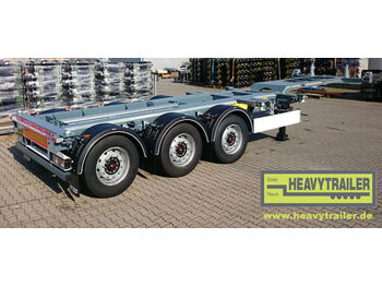 Semirremolque portacontenedore/ Intercambiable HeavyTrailer 3-Achs-Multi-Containerchassis