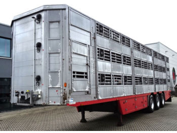 Pezzaioli SBA63 U/ 3 Achsen / LIFTACHSE/Hubdach  - Semirremolque transporte de ganado