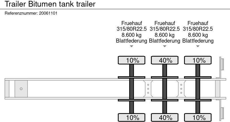 Semirremolque cisterna Trailer Bitumen tank trailer: foto 11