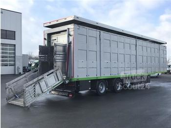 Semirremolque transporte de ganado / -  Viehauflieger 3 Stock Hubdach, Lenk + Lift: foto 1