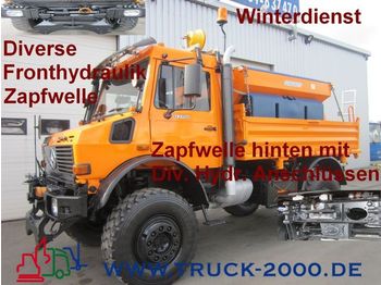 UNIMOG U 2150 Winterdienst Div Zapfwellen + Hydraulik - Barredora vial