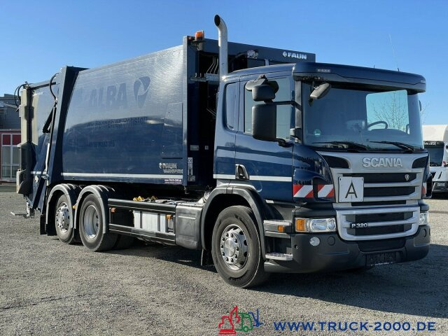 Camión de basura para transporte de basura Scania P320 6x2 Faun Variopress 22m³+Zoeller Schüttung: foto 15