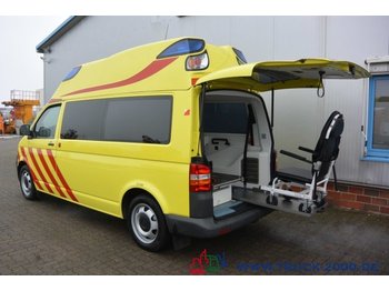 Ambulancia Volkswagen T5 2.5 TDI Ambulance Mobile RTW Scheckheft 1.Hd: foto 1
