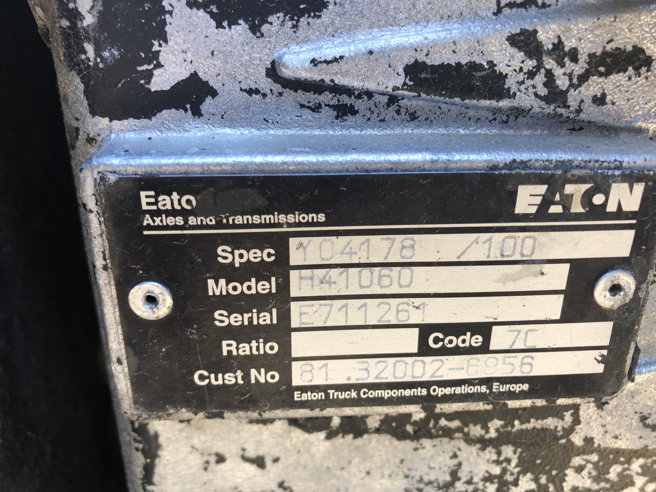 MAN EATON FSO5206B AND Y04178 - Caja de cambios: foto 5