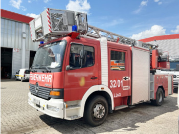 Mercedes-Benz 1528 F 4x2 1528 F 4x2 DLK 12/9 LF, Metz, Staffel, LF, Drehleiter mit Korb - Camión de bomberos: foto 1