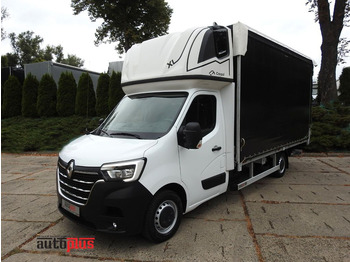 Renault MASTER PRITSCHE PLANE 9 PALETTEN AUFZUG - Furgoneta con lona: foto 1