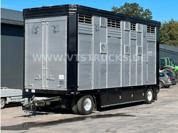 Top !!!Stehmann 2.Stock Viehanhänger mit Hubdach - Remolque transporte de ganado: foto 1