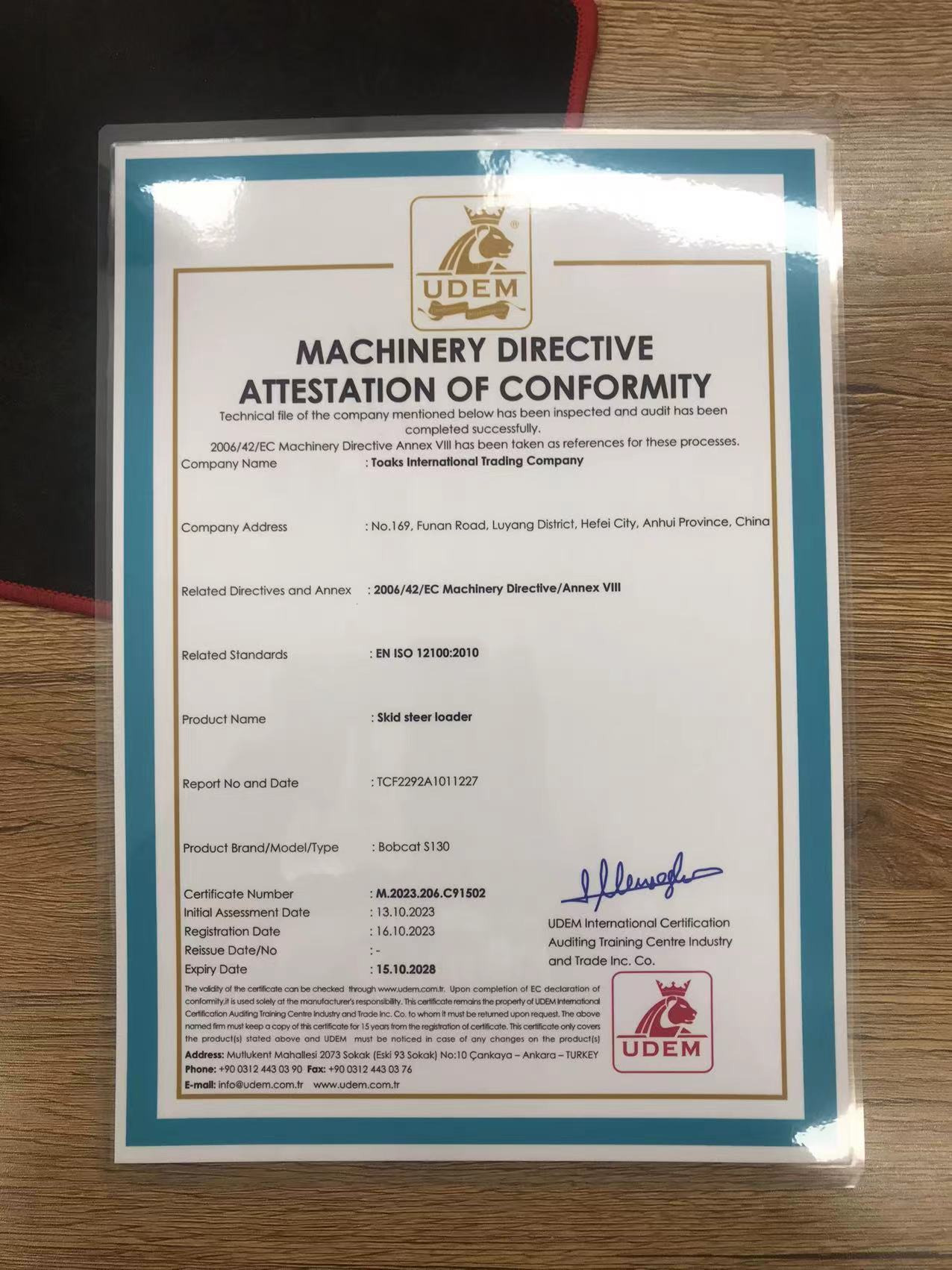 Toaks International Trading Company - Maquinaria de construcción - Año: 2005 undefined: foto 24