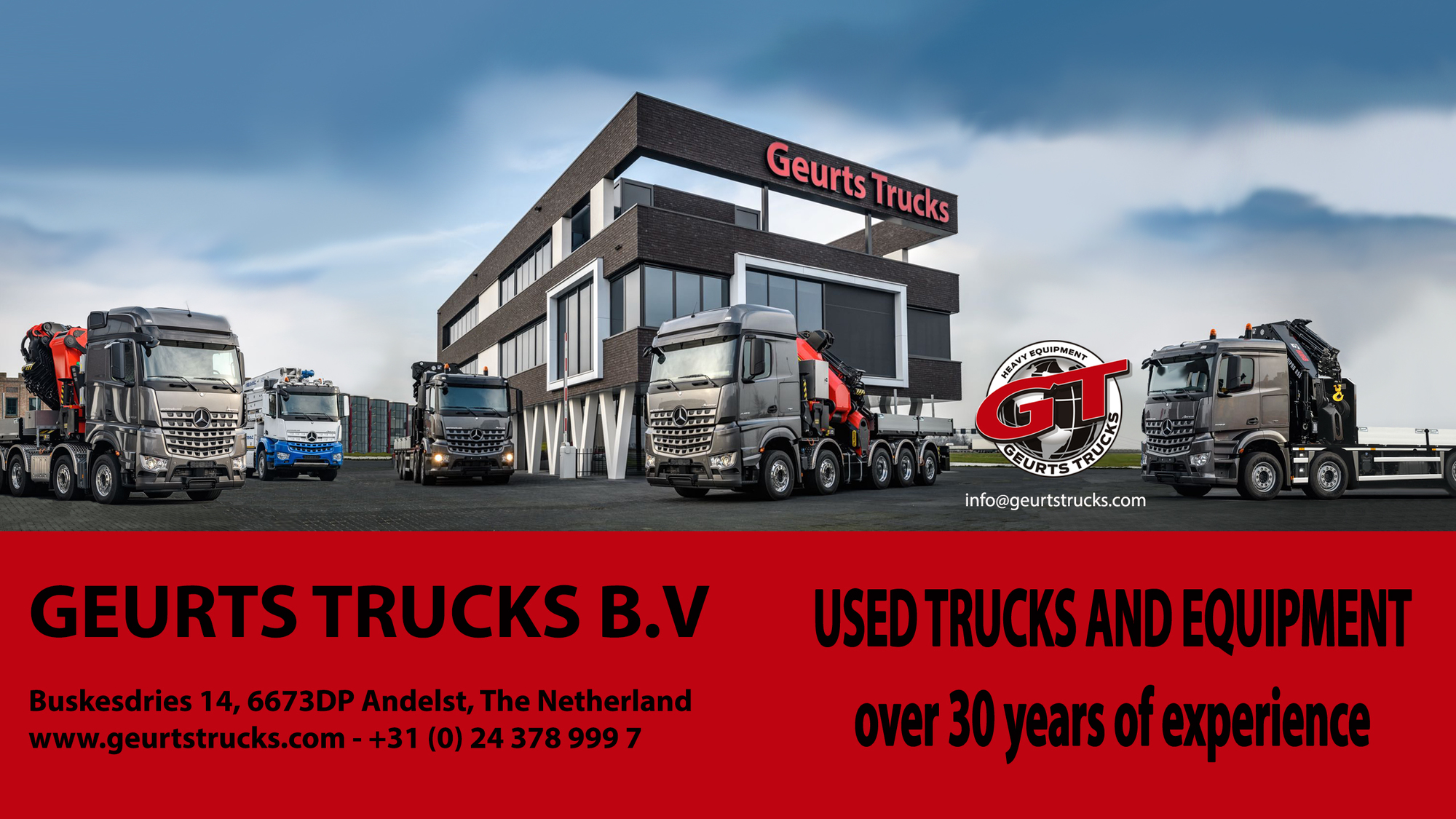 Geurts Trucks B.V. - Cabezas tractoras MERCEDES-BENZ - 8x6, aire acondicionado undefined: foto 1