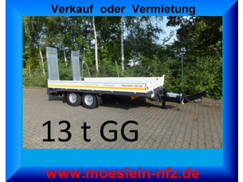 Remolque góndola rebajadas para transporte de equipos pesados nuevo Möslein TTT 13- 5,2 Weiß  Neuer Tandemtieflader 13 t GG: foto 4