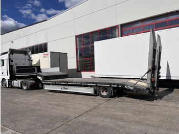 Semirremolque góndola rebajadas para transporte de equipos pesados Müller Mitteltal T  1 Achs Satteltieflader: foto 2 Semirremolque góndola rebajadas para transporte de equipos pesados Müller Mitteltal T  1 Achs Satteltieflader: foto 2