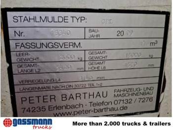 Camión Abrollcontainer 14 cbm, Flügeltüren: foto 3