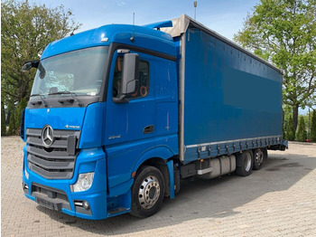Camión lona Mercedes-Benz ACTROS 2542 6x2 Euro 6 Jumbo Pritsche *Stapler: foto 1