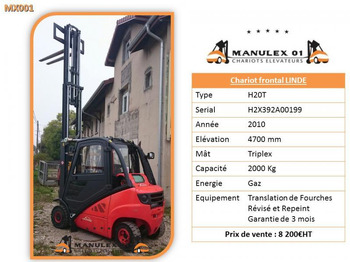Carretilla elevadora de gas Linde H20T: foto 2