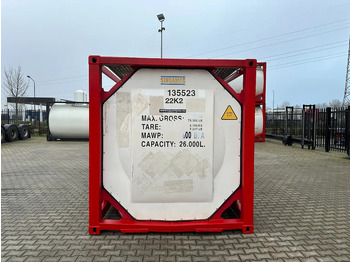 Contenedor cisterna para transporte de combustible SINGAMAS 20FT ISO, 26.000L/1-COMP/3 BAFFELS/3 manholes, 5Y inspection: 06/2027: foto 5 Contenedor cisterna para transporte de combustible SINGAMAS 20FT ISO, 26.000L/1-COMP/3 BAFFELS/3 manholes, 5Y inspection: 06/2027: foto 5