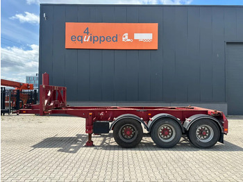 Semirremolque portacontenedore/ Intercambiable Van Hool 3 AXLE 20FT KIEP-CHASSIS, BPW + TROMMELREMMEN: foto 2