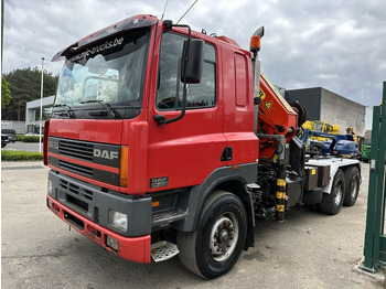 Cabeza tractora DAF 85 CF 430 6x4 CRANE PK 32.000 F (7x) + WINCH - EURO 2 - MANUAL ZF - HUB REDUCTION / STEEL SPRING - BE TRUCK: foto 3
